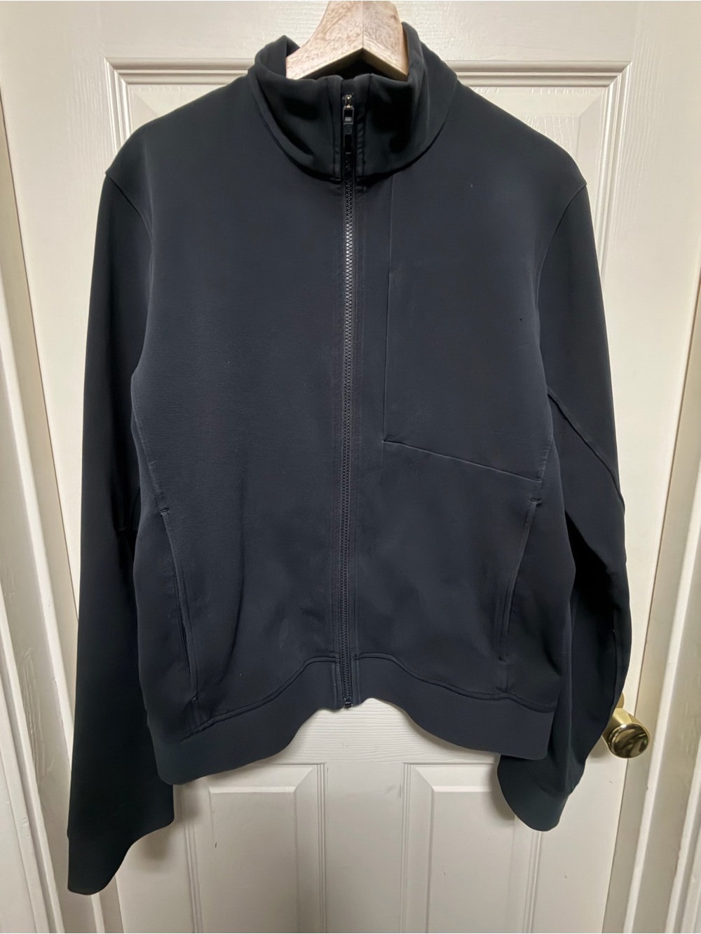 Lululemon Men's Black Zip-Up Track Jacket
